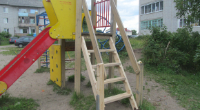 Детские площадки в городе обновляются