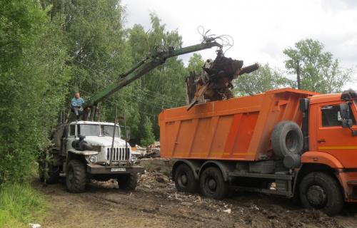 В городе идет большая уборка
